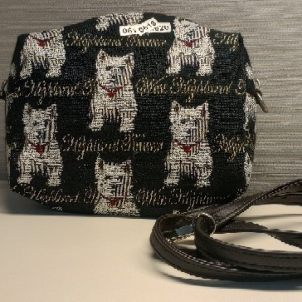 NEW NWT WEST HIGHLAND TERRIER PURSE/BAG W-STRAP DOG MOM ACCESSORY POUCH